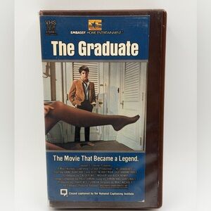 The Graduate (VHS 1967, 1987) Anne Bancroft & Dustin Hoffman - Former Rental